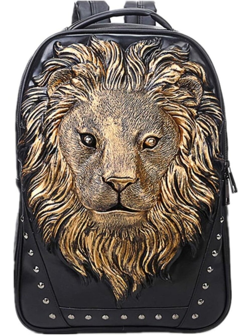 3D Lion Head Backpack for Outdoor Travel, Hiking, and Adventure - Stylish